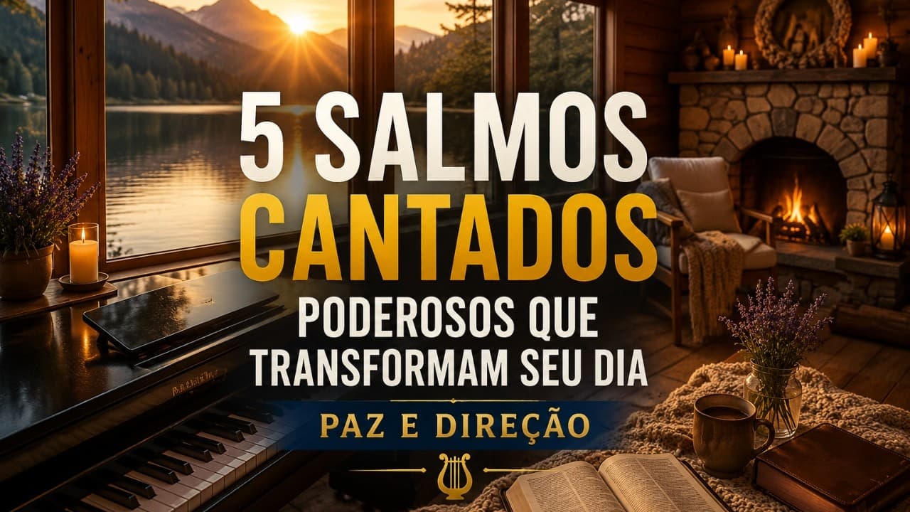 5 Salmos Cantados Poderosos Para Transformar Seu Dia | Paz e Direção #salmoscantados