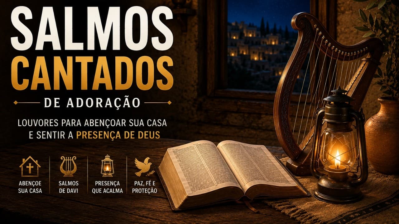 Salmos Cantados de Adoração | Abençoe Sua Casa com a Presença de Deus