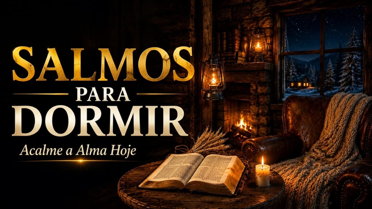 Salmos Cantados para Dormir em Paz | Acalme a Alma e Sinta Deus Cuidando de Você