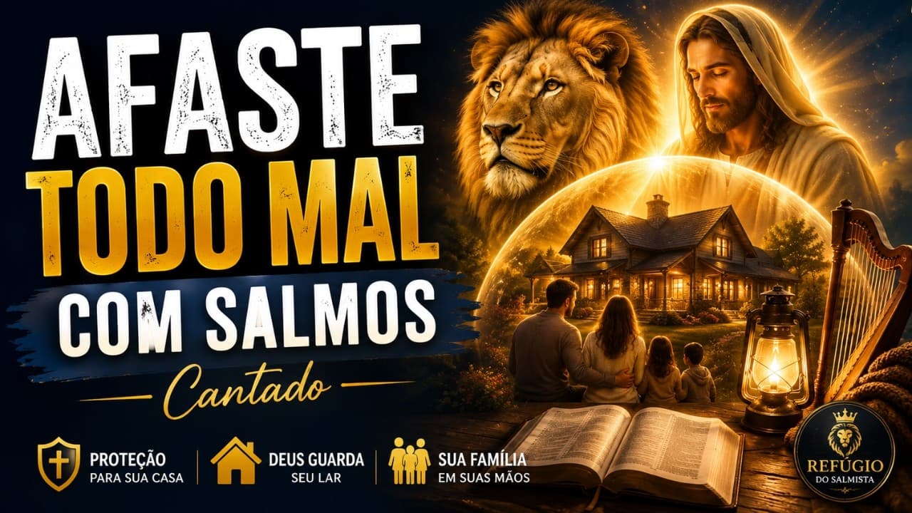Salmos Cantado Para Expulsar Todo Mal da Sua Casa | AFASTE TODO MAL COM LOUVORES DE PROTEÇÃO