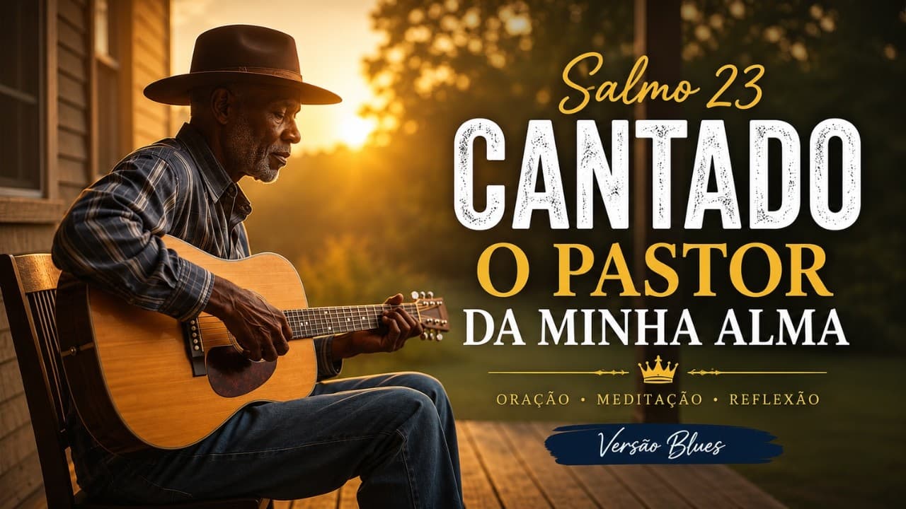 Salmo 23 Cantado | O Pastor da Minha Alma, Versão Blues #salmosbiblicos